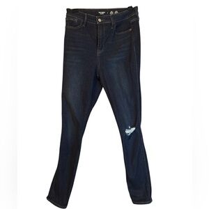 Old navy rockstar super skinny Dark Blue Distressed Jeans